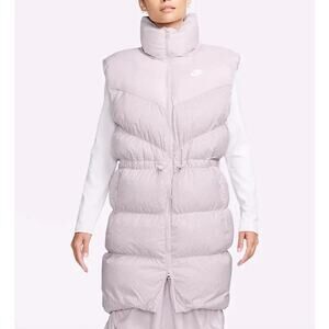 Nike Windrunner Therma-Fit Puffer Vest Coat Women Size XL Warm Winter Outerwear